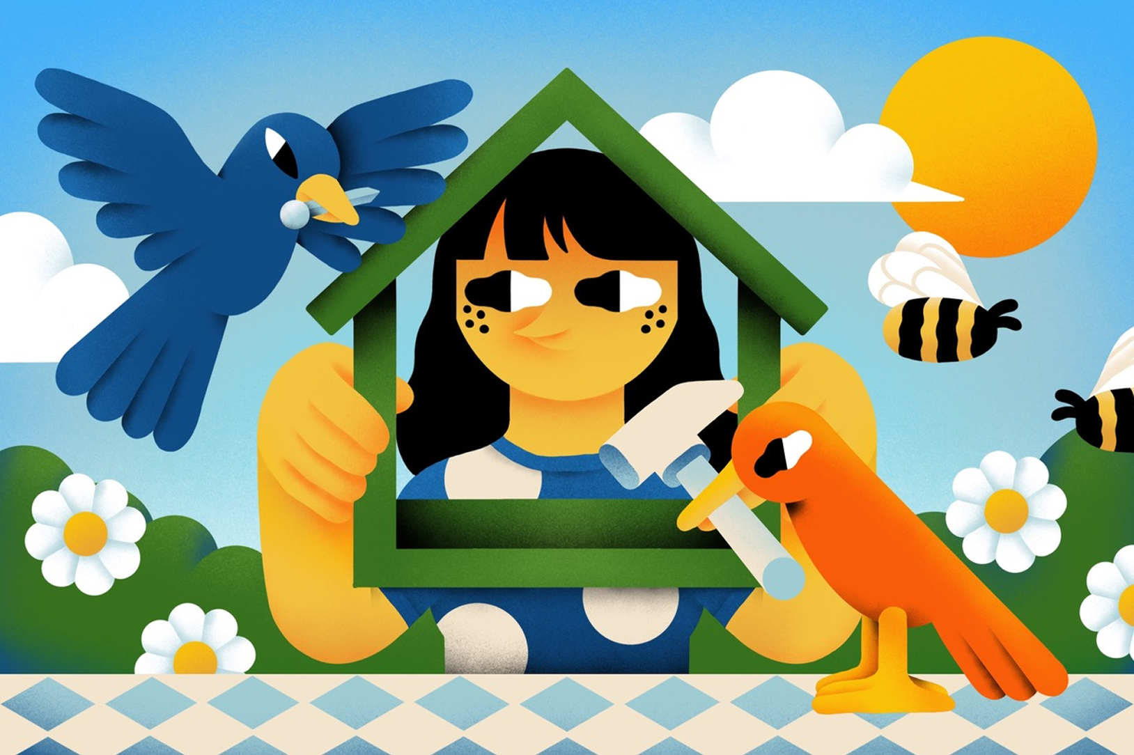 How to Build a Better Bird Box — art direction