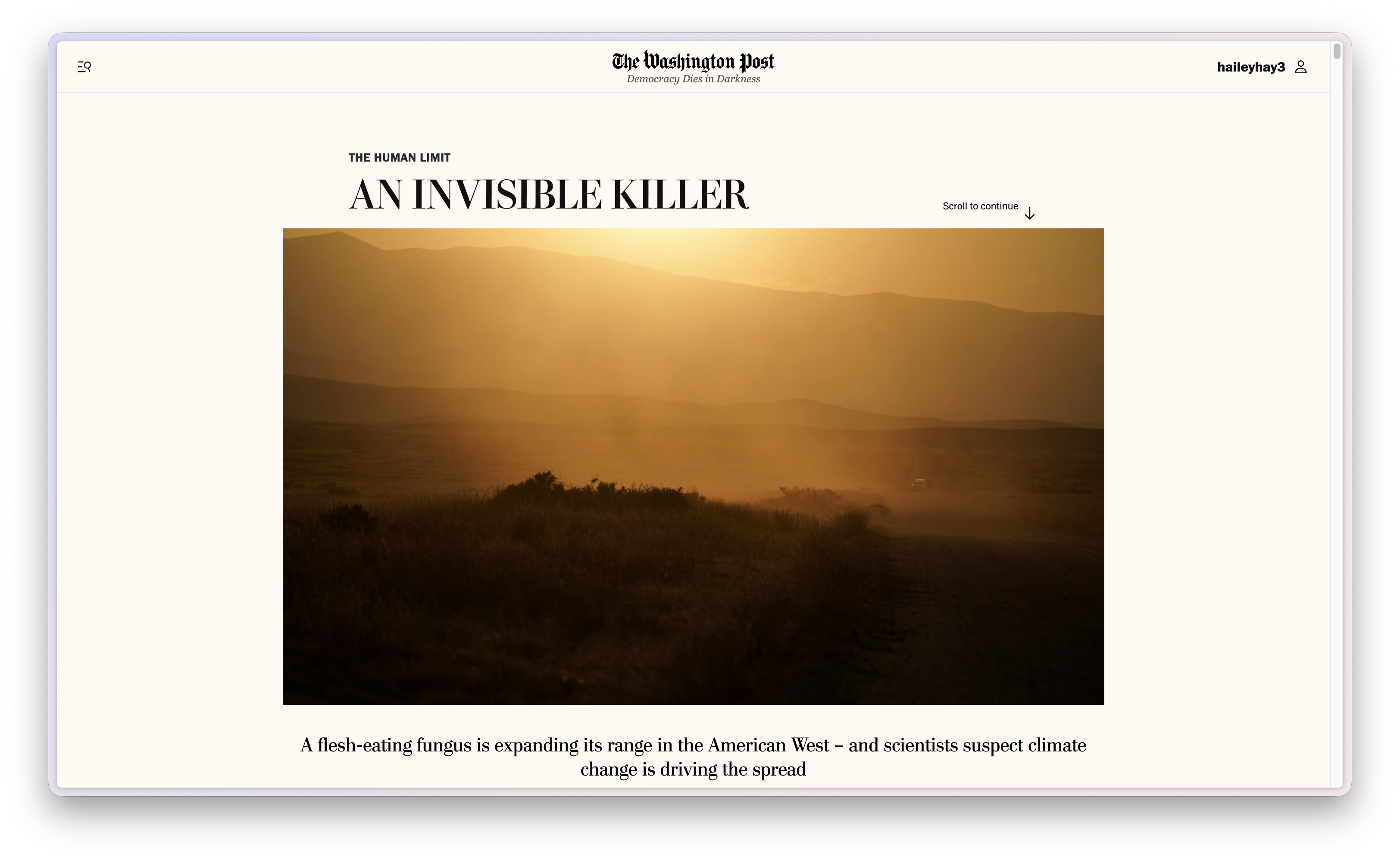 The Human Limit — screen 2