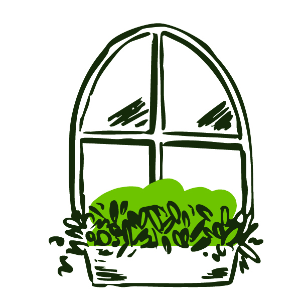 Out The Window — window illustration